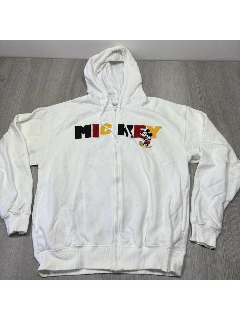 Small Mickey Mouse Embroidered Sweatshirt Disney Full Zip Walt Disney World